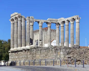 Roman Temple of Évora, south elevation